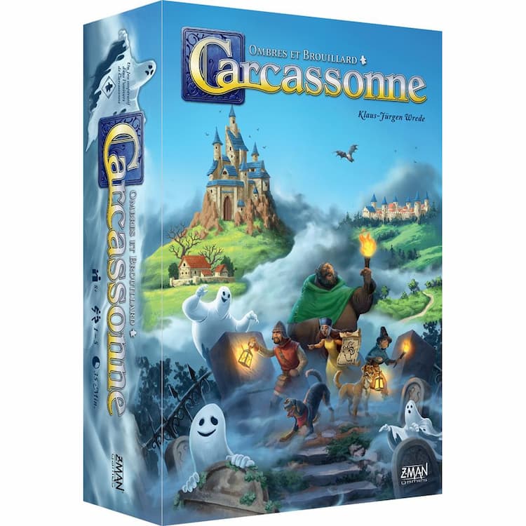 Boîte du jeu : Carcassonne : Ombres et Brouillard