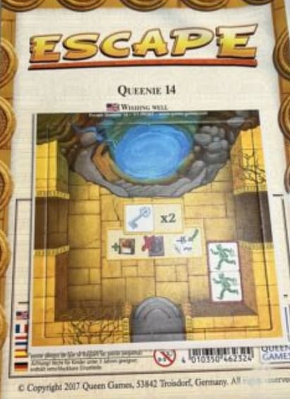 Boîte du jeu : Escape : The Curse of the Temple - Queenie 14 : Wishing well