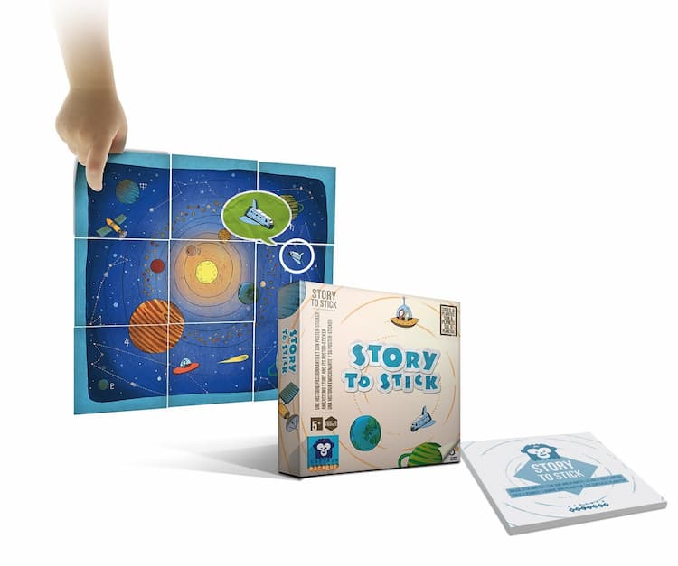 Boîte du jeu : STORY TO STICK - Soleil & Planètes