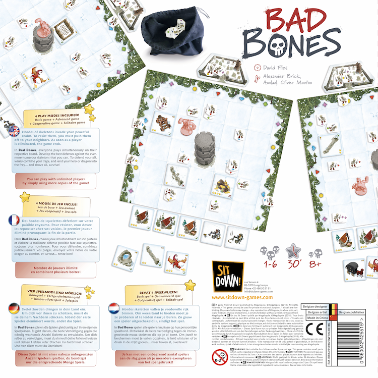 Boîte du jeu : Bad Bones