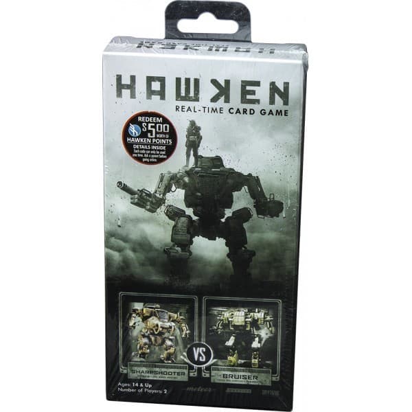 Boîte du jeu : Hawken: Real-Time Card Game - Sharpshooter Vs Bruiser
