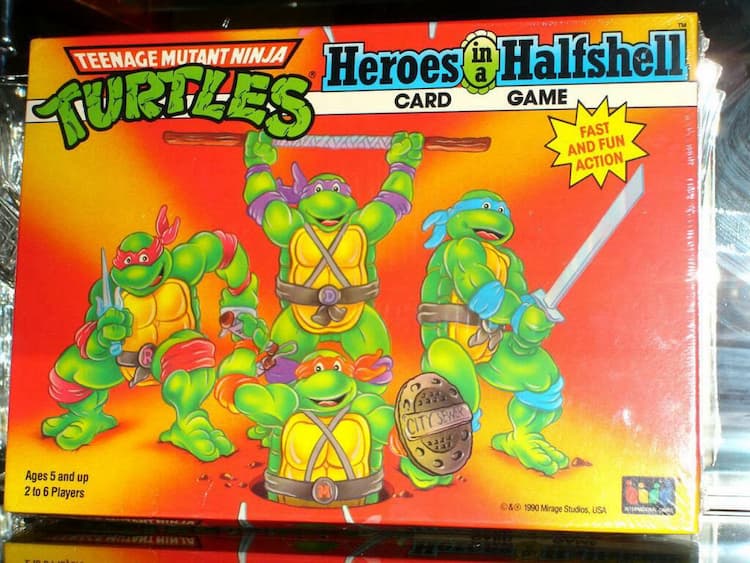 Boîte du jeu : Teenage Mutant Ninja Turtles Heroes in a Halfshell Card Game