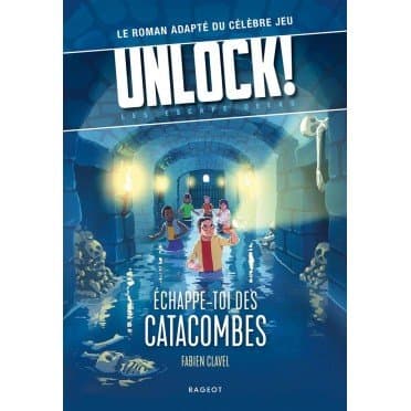 Boîte du jeu : Unlock! Escape Geeks - Échappe-toi des Catacombes