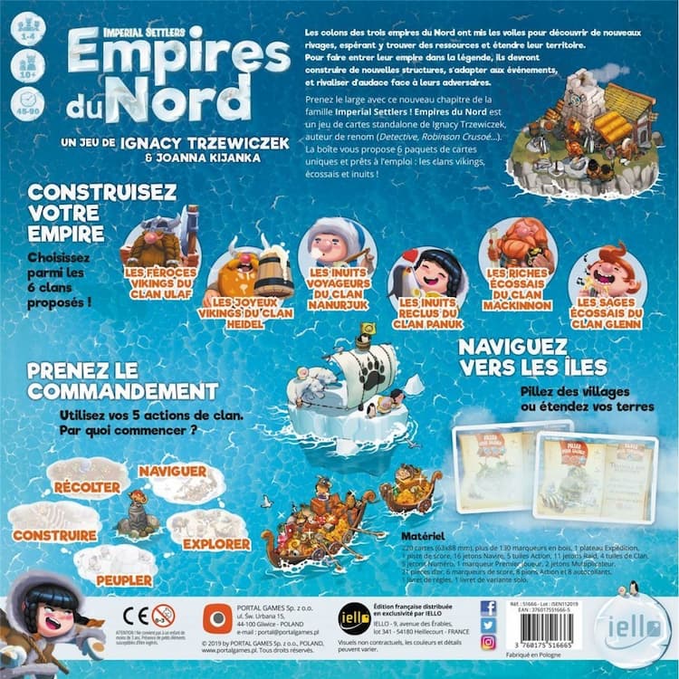 Boîte du jeu : Imperial Settlers - Empires du Nord