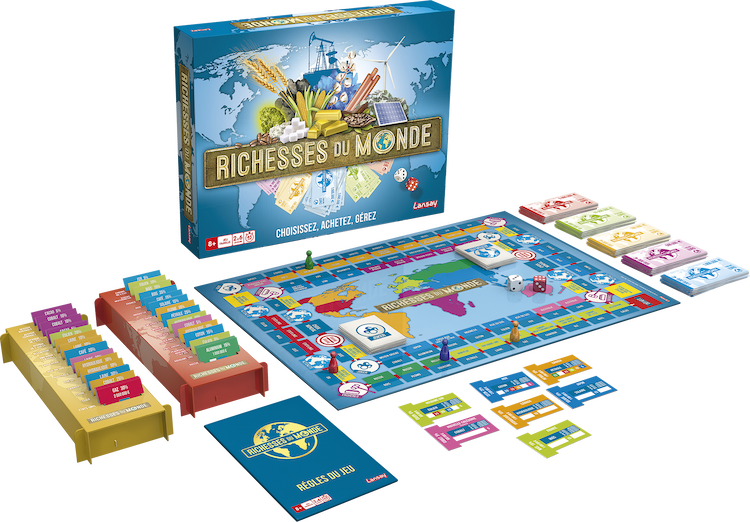 Boîte du jeu : Richesses du Monde