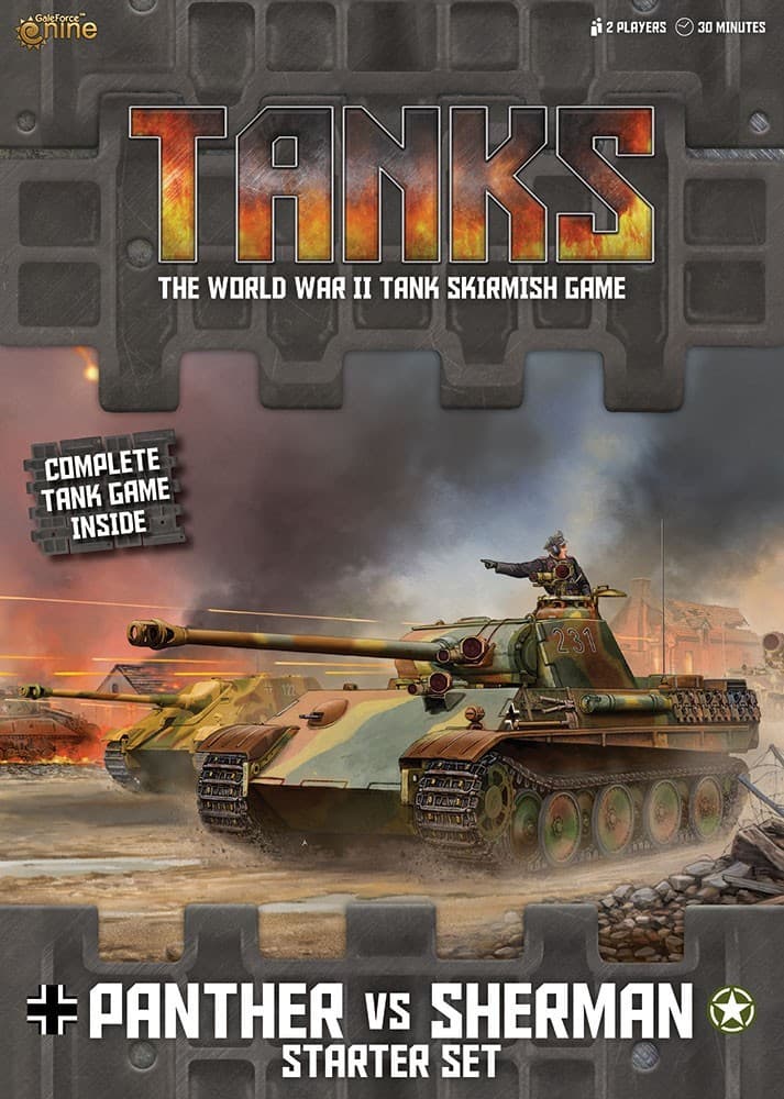 Boîte du jeu : TANKS: Panther vs Sherman Starter Set