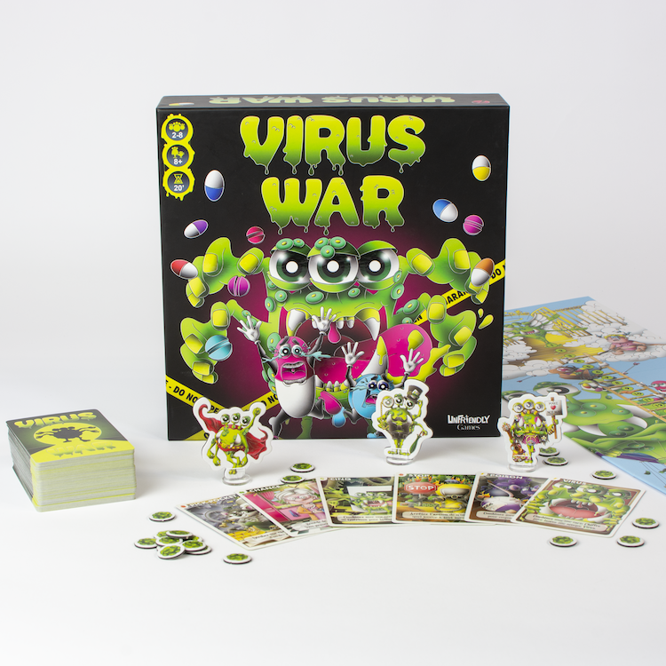 Boîte du jeu : Virus War